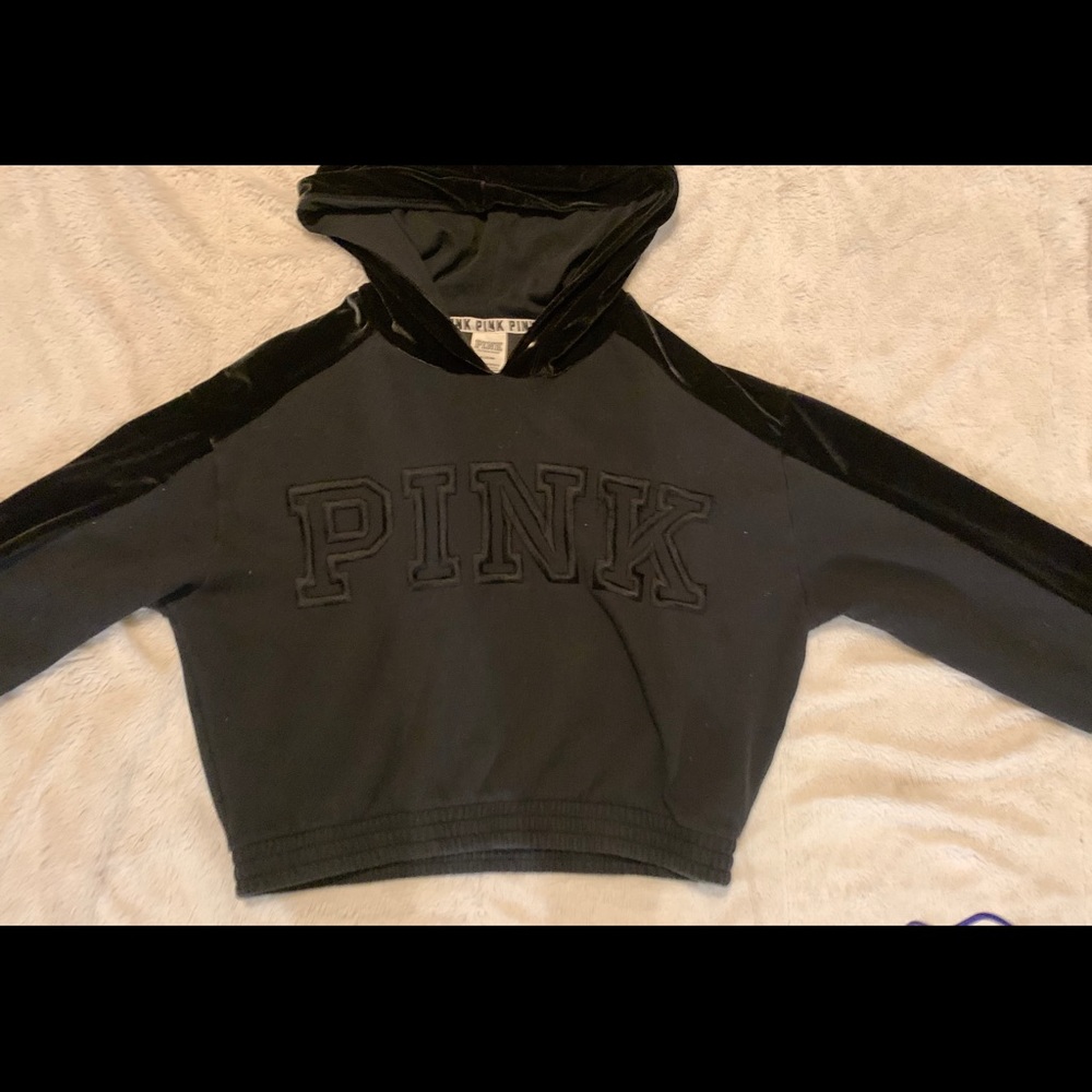 Pink velour jogger suit